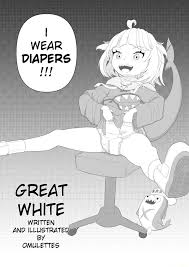 Аниме + памперсы = милота. Wear Diapers Great White Written And Illustrated By Omulettes Meme Video Gifs Wear Meme Diapers Meme Great Meme Written Meme Illustrated Meme Omulettes Meme