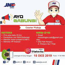 Lowongan kerja terbaru dari jne. Loker Pati Sebagai Rider Driver Staff Admin Courier Pickup Di Jne Lowongan Kerja Kudus Terbaru 2021
