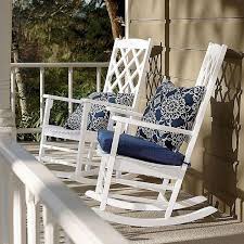 Plushemisphere White Outdoor Porch Rocking Chairs With Cushions Outdoor Rocking Chair Cushions Wooden Rocking Chairs Rocking Chair Porch