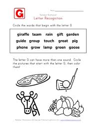 2 letter words made by unscrambling the letters in image. Letter G Words Recognition Worksheet All Kids Network
