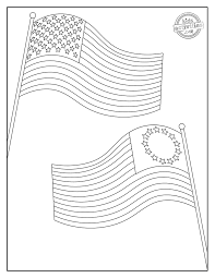 I've provided an american flag coloring page so that your kids can make their own flag while learning about patriotism and the symbols of the usa! Educational Fun American Flag Coloring Pages Kids Activities Blog