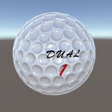 Golf Ball Low Poly Pbr Textures 2 Types Golf Ball Ball Low Poly