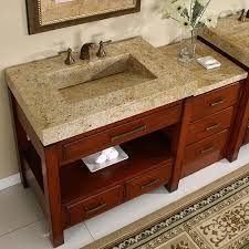 56 Inch Modular Bathroom Vanity Granite
