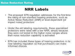 Noise Reduction Rating Nrr Theresa Y Schulz Phd Ltcol