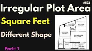 1 square foot (sqft) is equal to 0.09290304 square meter (sqm). How To Calculate Land Area In Square Feet Plot Area Measurement In Sqft Land Area Calculation Youtube