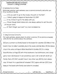 Perfect for 7th grade common core standards for language, you may also find it helpful for other students. Grammar Worksheets And Tests Grades 4 5 No Prep Printables I M Lovin Lit