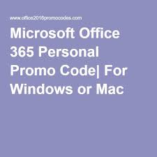 Microsoft Office 365 Personal Promo Code For Windows Or Mac Office 365 Personal Microsoft Office Office 365