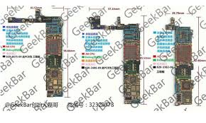 Iphone 6 full pcb cellphone diagram mother board layout iphone. Pcb Layout Iphone 7 Plus Pcb Circuits
