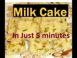 Indian Milk Cake Eggless Dessert In Five Minutes Microwave Easy Desert Recipe See To Believe Easy Desert Recipes Milk Cake Sweets Recipes