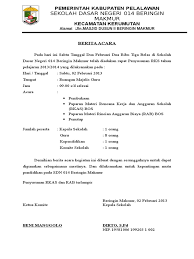 Setiap awal tahun biasanya akan keluar mengenai petunjuk teknis (juk. Berita Acara Rapat Rkas Pdf