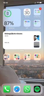 Ios 14 Home Screen In 2020 Iphone Organization Homescreen Iphone Application Iphone