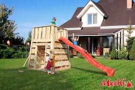 Abenteuerturm Spielturm Weka Mecki Natur Mit Rutsche Spielturm