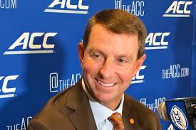 Reigning champion Clemson is again the ACC preseason football favorite,  ahead of Miami and SMU