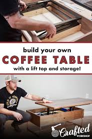 The top in this example is made from walnut plywood and the aluminum base is made from soldering aluminum tubing together. How To Build A Lift Top Coffee Table With Storage And Copper Pipe Base Crafted Workshop