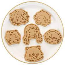 Amazon.com: 3D Anime Cookie Cutter Mold, 6 PCS Cookie Stamp and Cutter  Kitchen Tool Party Cookie Mold: Home & Kitchen