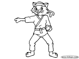Free coloring sheets to print and download. Karate Coloring Pages Free Dejanato