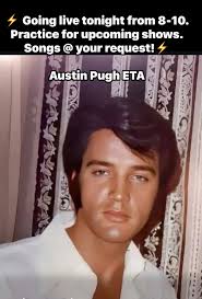 Tonight, I will be conducting a practice session in preparation for  upcoming shows. I always appreciate receiving your song requests. Hope you  will join me at 8:00 tonight for some Elvis songs and ...