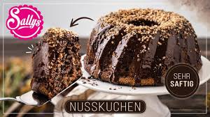 Kastenform rezept schoko haselnuss kuchen. Nusskuchen Saftig Schokoladig Sonntags Klassiker Sallys Welt Youtube