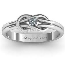 Love Knot Ring Jewlr Love Knot Ring Knot Ring Diamond Promise Rings