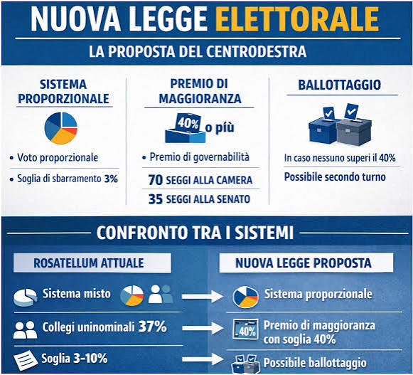 Meloni riparte dalla legge elettorale: il testo subito in Parlamento