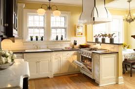 Home Decor Decorations Kitchen In Vogue White Craftsman Free Standing Range Hood Over Mod Antique White Kitchen Yellow Kitchen Cabinets Small Kitchen Makeovers