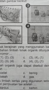 Contoh limbah anorganik adalah plastik, beling, dan baja. 6 Amatilah Gambar Berikut 1324produk Kerajinan Yang Menggunakan Bahandari Bahan Limbah Lunak Brainly Co Id