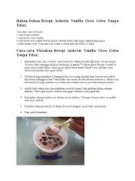 Resepi aiskrim viral oreo 3 bahan how to make oreo aiskrim with 3 ingredients. Resepi Ice Cream Tanpa Ovalette Resipi Aiskrim Malaysia Ala Magnum Viral Yang Anda Perlu Cuba