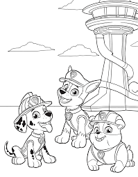 It features robo dog, the dog robot created by young prodigy, ryder. Free Printable Paw Patrol Coloring Pages For Kids