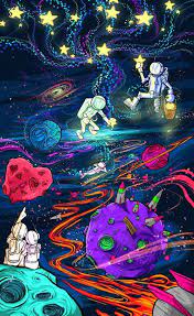 Digital Art Artist Unknown Space Drawings Psychedelic Art Trippy Wallpaper