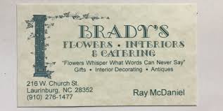 The county seat of scotland county is the city of laurinburg. Brady S Flowers Home Facebook