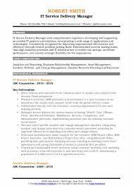 Service Delivery Manager Resume Samples | Qwikresume
