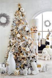 Give Your Home A New Festive Christmas With 90 Themes Ideas Pouted Com Glam Christmas Tree White Christmas Ornaments Christmas Tree Themes