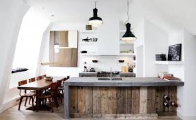 Reclaimed wood or lumber has a past and has been used for buildings and structures from the 18th to the early 20th century. Reclaimed Wood Kitchen Island Sierra Living Concepts Blog