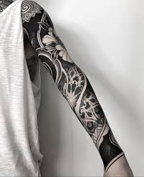 For those who appreciate tattoos that look as if they've gone straight out of an ink pen drawing, tattoos like these are darlings. Blackwork Inspiration Inkstinct Sleeve Tattoos Tattoos Japanese Sleeve Tattoos