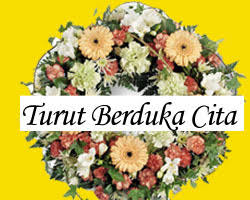 Karangan bunga duka cita yang berikut ini sudah biasa ditemukan pada acara duka cita. Bunga Duka Cita Karangan Bunga Duka Cita