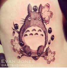 Totoro Tattoo Spirit Away Tattoo Studio Ghibli Colored Anime Tattoo Anime Tattoo Spirited Away Tattoo Nerdy Tattoos Anime Tattoos