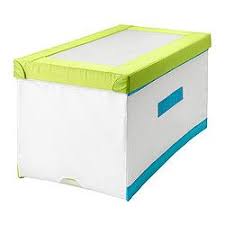 Kusiner Box With Lid White Green Turquoise Ikea Boxes Toy Storage Boxes Ikea