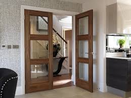 Glass barn door without installation hardware kit. Gorgeous Walnut Glazed Doubledoors Bespoke Option By Jb Kind Doors Walnutdoors Fitted At A Internal Wooden Doors Internal Glass Doors French Doors Interior