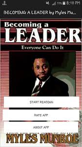 4.50 avg rating — 614 ratings — published 1992 — 6 editions. Becoming A Leader By Myles Munroe For Android Apk Download
