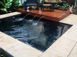 I have always loved the idea of a concrete tank plunge pool. The Fiji Plunge Leisure Pools Nz