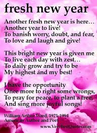 Fresh New Year Inspirational Poem Happy New Year Poem New Year Poem Happy New Year Message