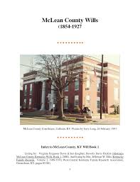 McLean County Wills, 1854-1927
