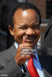 Zambian's former president Frederick Chiluba leaves Lusaka court, 20...  News Photo