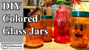 In countries where apothecaries are still in use, apothecary jars are small covered containers (usually porcelain or clay) used to house and store. Make Your Own Colored Glass Jars An Easy Diy Youtube