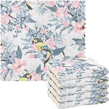 Amazon.com: Famiho Robin Kitchen Cloth 11x11 inch Microfiber Polyester Dish  Towel 6 Pack Super Absorbent Dish Cloths for Cleaning Dishes, Kitchen,  Bathroom : Home & Kitchen