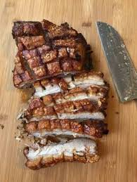 Knuspriger Schweinebauch Aus Dem Backofen Rezept Schweinebauch Rezepte Und Krustenbraten Rezept