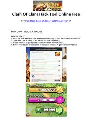 How to hack clash of clans to generate free gems and gold 2020. Pdf Clash Of Clans Hack Tool Online Free 2015 Clash Of Clans Hack Tool Download Jerio Vanofic Academia Edu