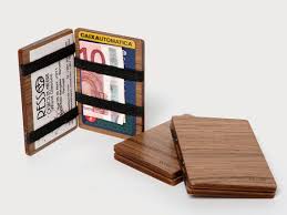 Wood Wallet Walnut By Resso On Etsy Wood Wallet Metal Business Cards Wooden Accessories
