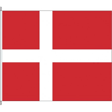 Die dänische flagge ist eine vertikale trikolore und zeigt in der mitte das nationale emblem. Fahne Von Danemark