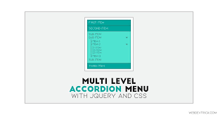Want To Create A Accordion With Sub Items Check Out This Multi Level Accordion Menu Using Jquery And Css Mult In 2020 Login Page Design Jquery Web Development Design